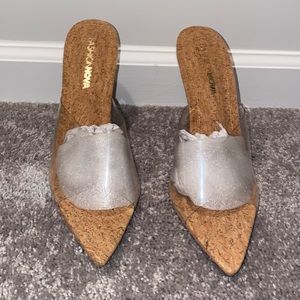 BRAND NEW- Fashion Nova Corkscrew Heels